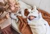 Couverture de lit de bébé Teddy 75x100cm - Bliss Knit - Caramel