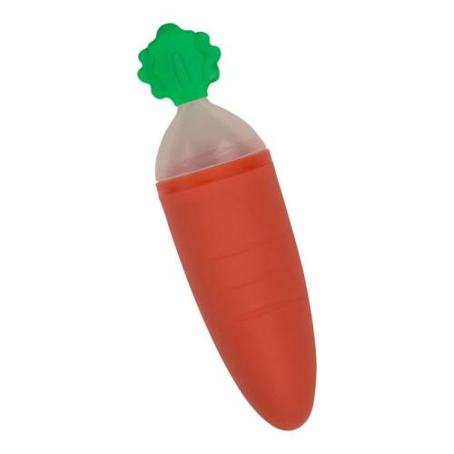 B-Cuillère forme carotte distributrice d'aliment