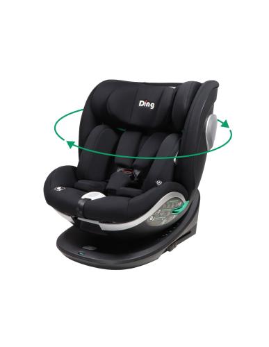 Ding - Car Seat - GR 0/1/2/3 - I-size - 40-150 cm - Mace - Black  - 360°