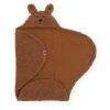 Couverture portefeuille Bunny 100x105cm - Caramel